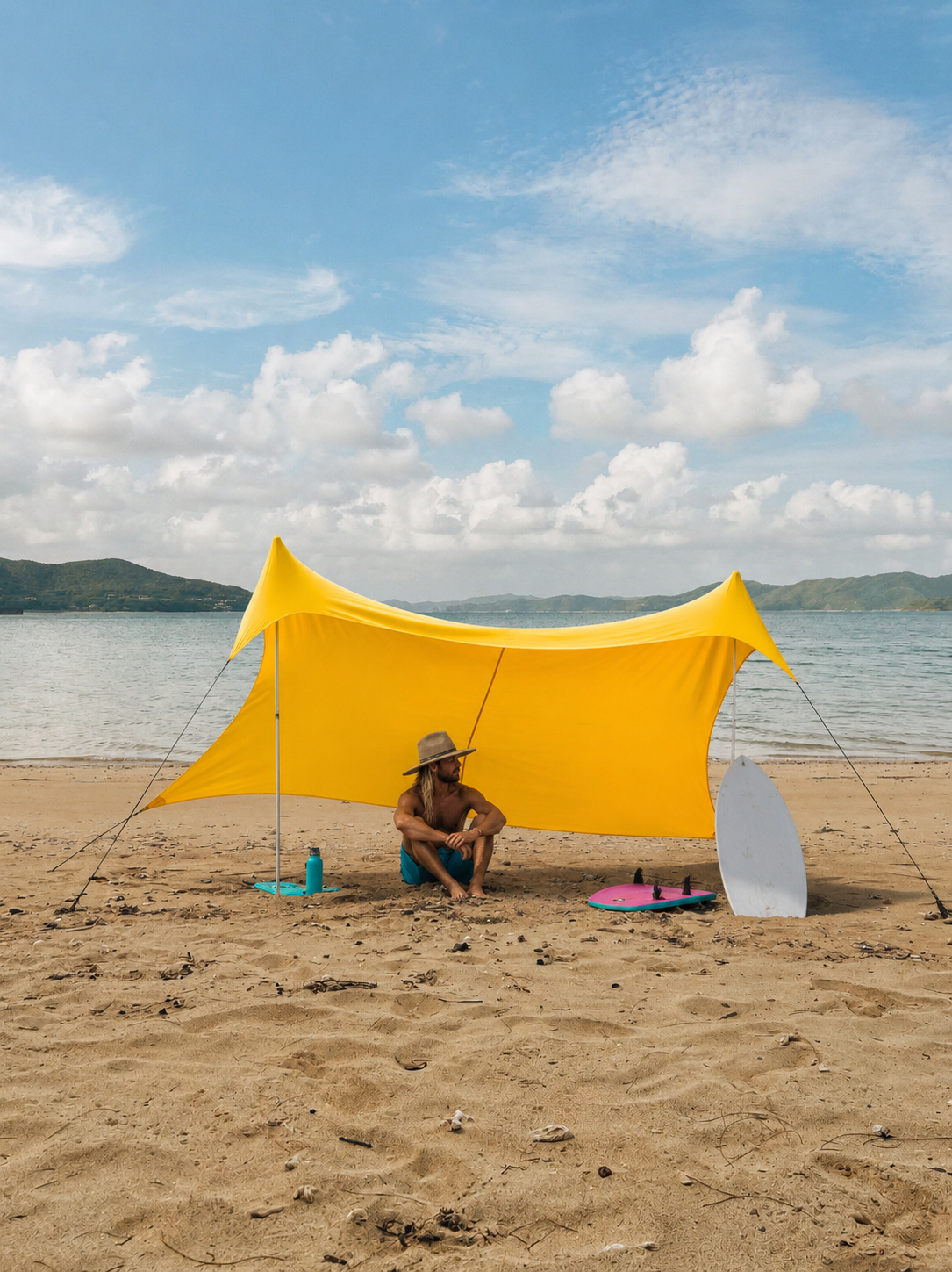 Voile d'ombrage jaune everray